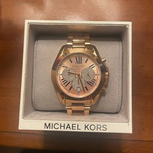 Michael Kors Bradshaw rose gold watch